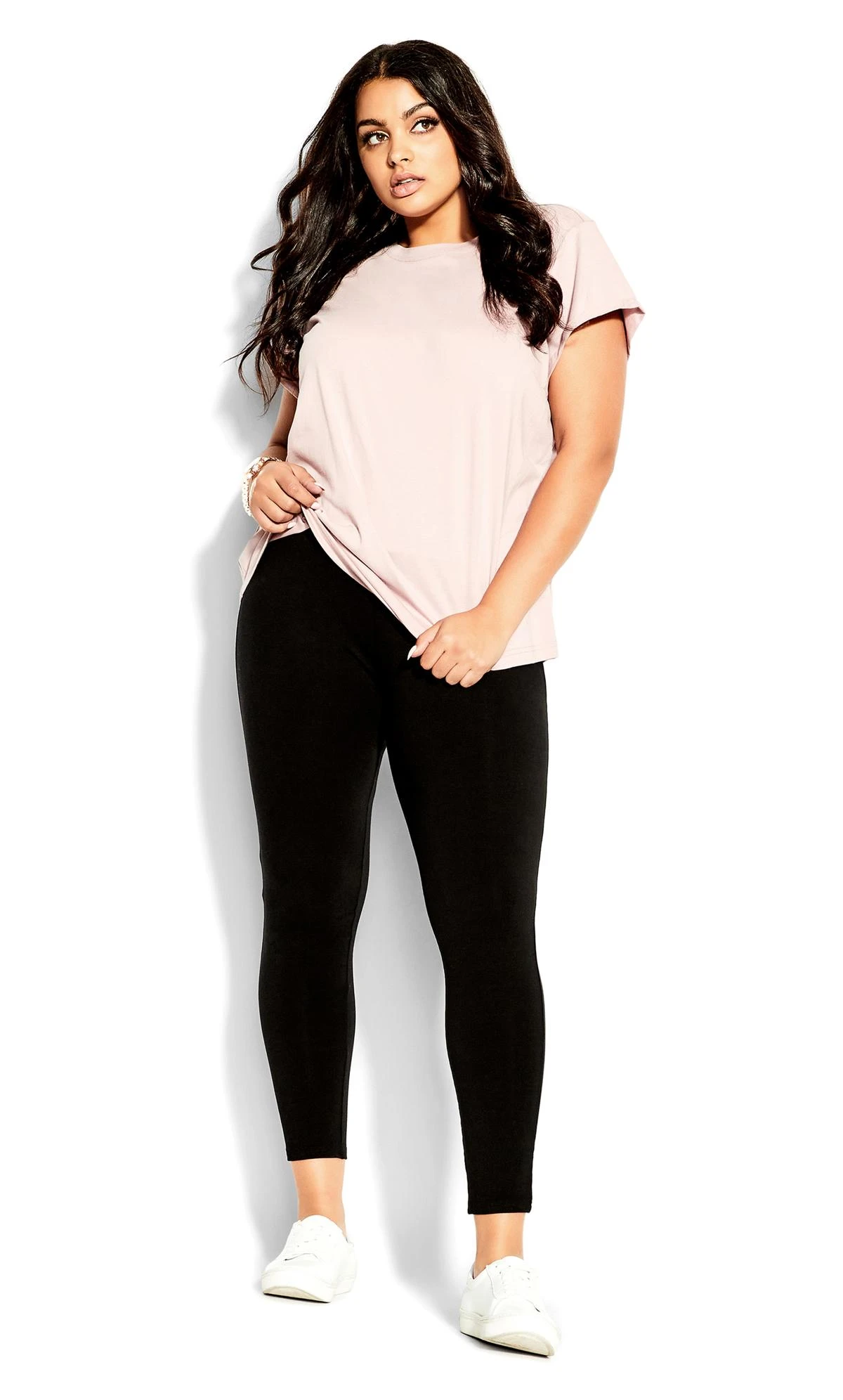 City Chic Pink Short Sleeve T-Shirt