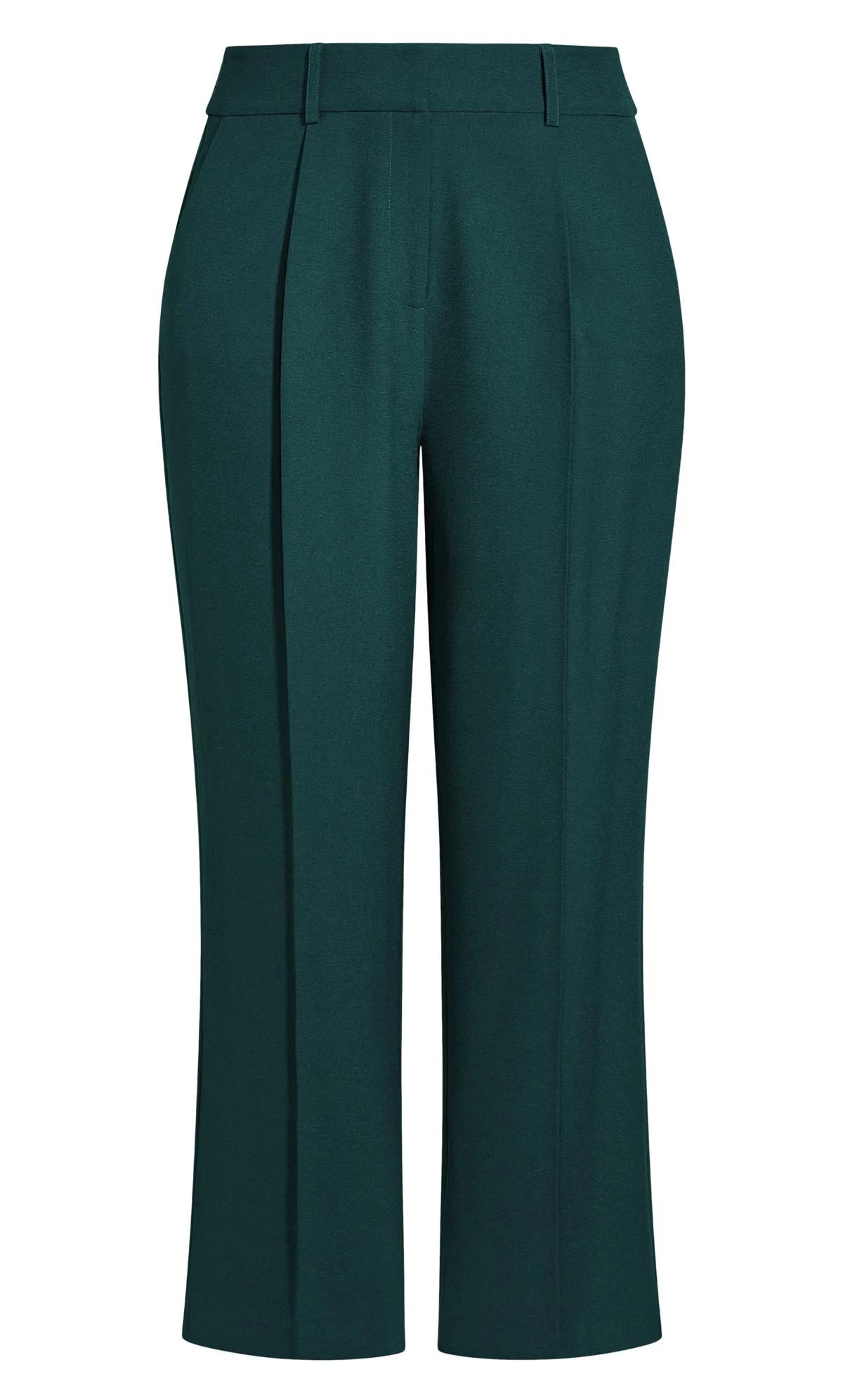 City Chic Emerald Green Wide Leg Trousers - Image 5