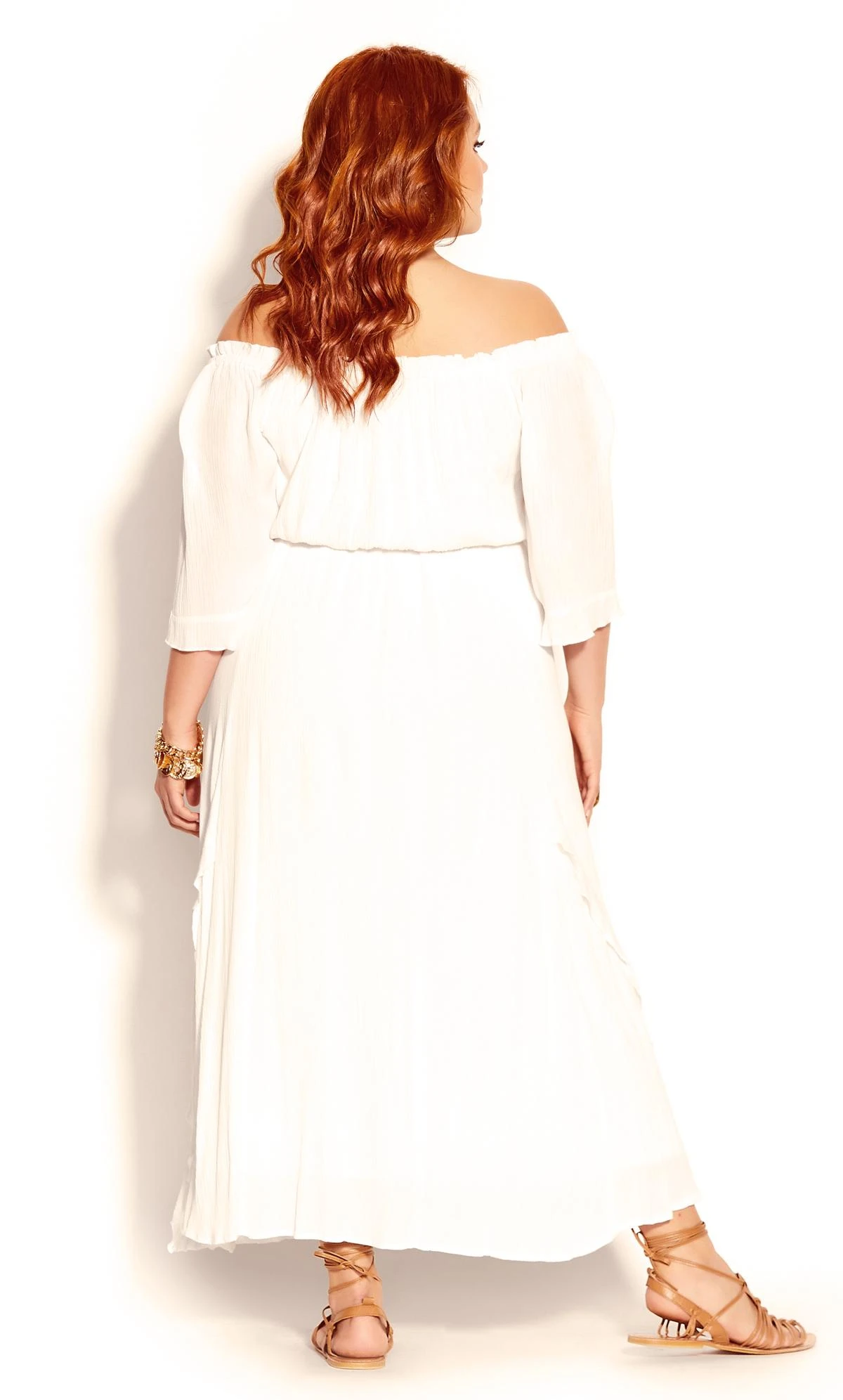City Chic Ivory Lost Angel Maxi Dress - Image 6