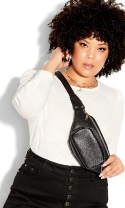 City Chic Ivory Puff Sleeve Top