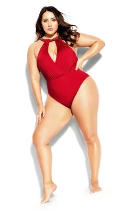 City Chic Red Paloma 1 Piece