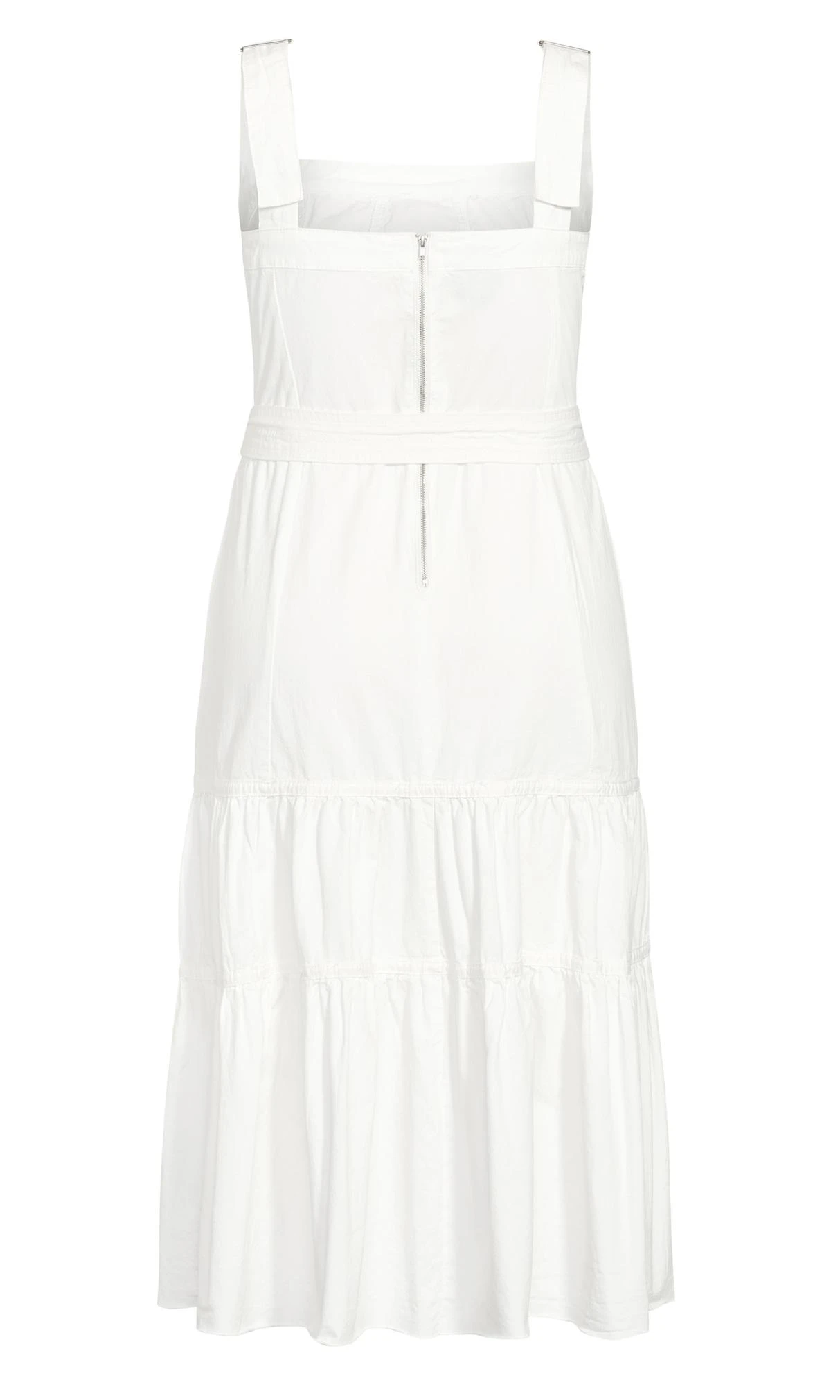 City Chic Ivory Denim Thrills Maxi Dress - Image 5