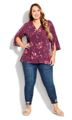 Avenue Purple Luella Top