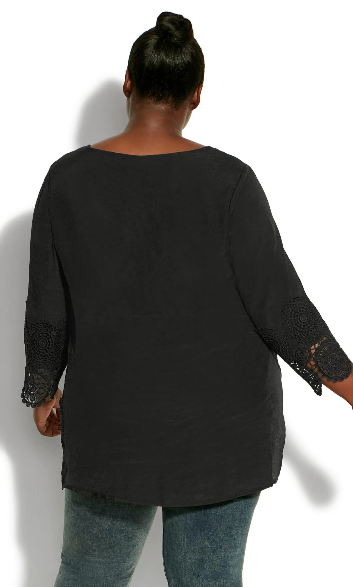 Avenue Black Sylvie Crochet Top - Image 3