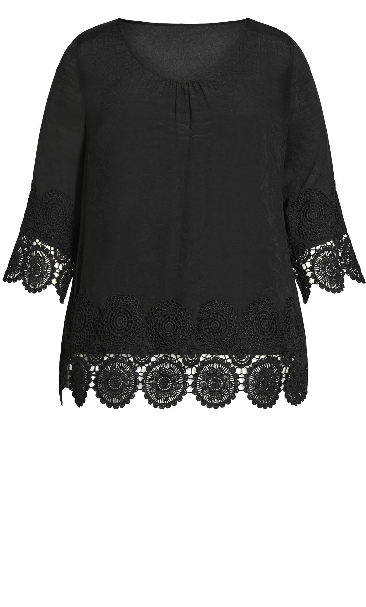 Avenue Black Sylvie Crochet Top - Image 5