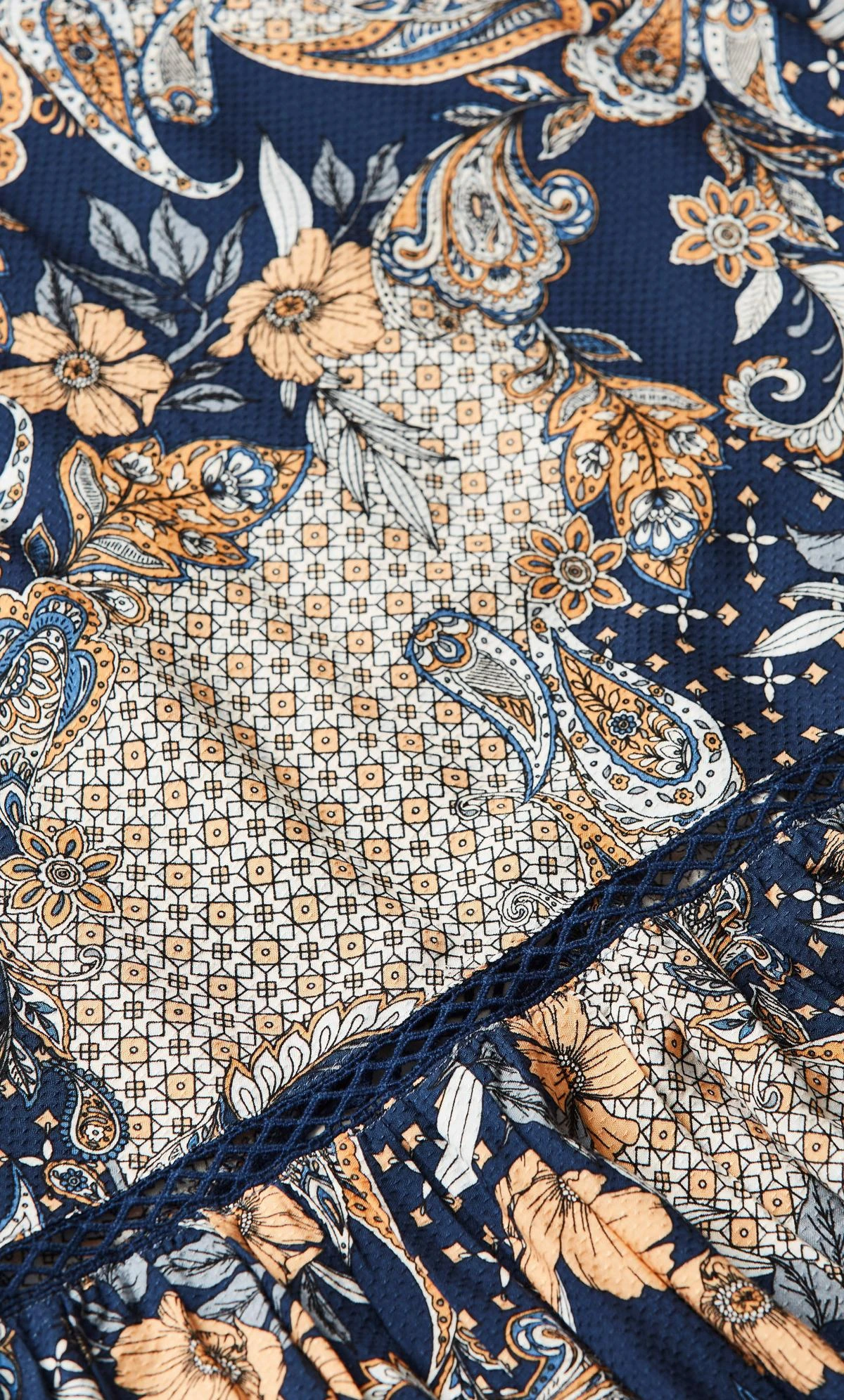 Avenue Aveology Blue Paisley Print Midaxi Sundress - Image 5