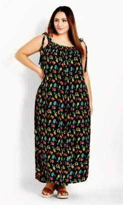 Evans Multi Tie Shoulder Dress