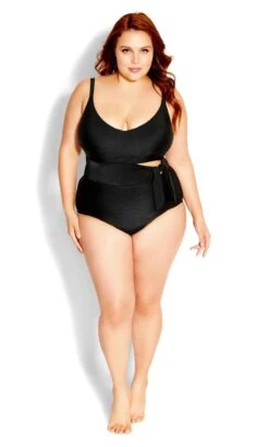 City Chic Fox & Royal Black Ibiza 1 Piece