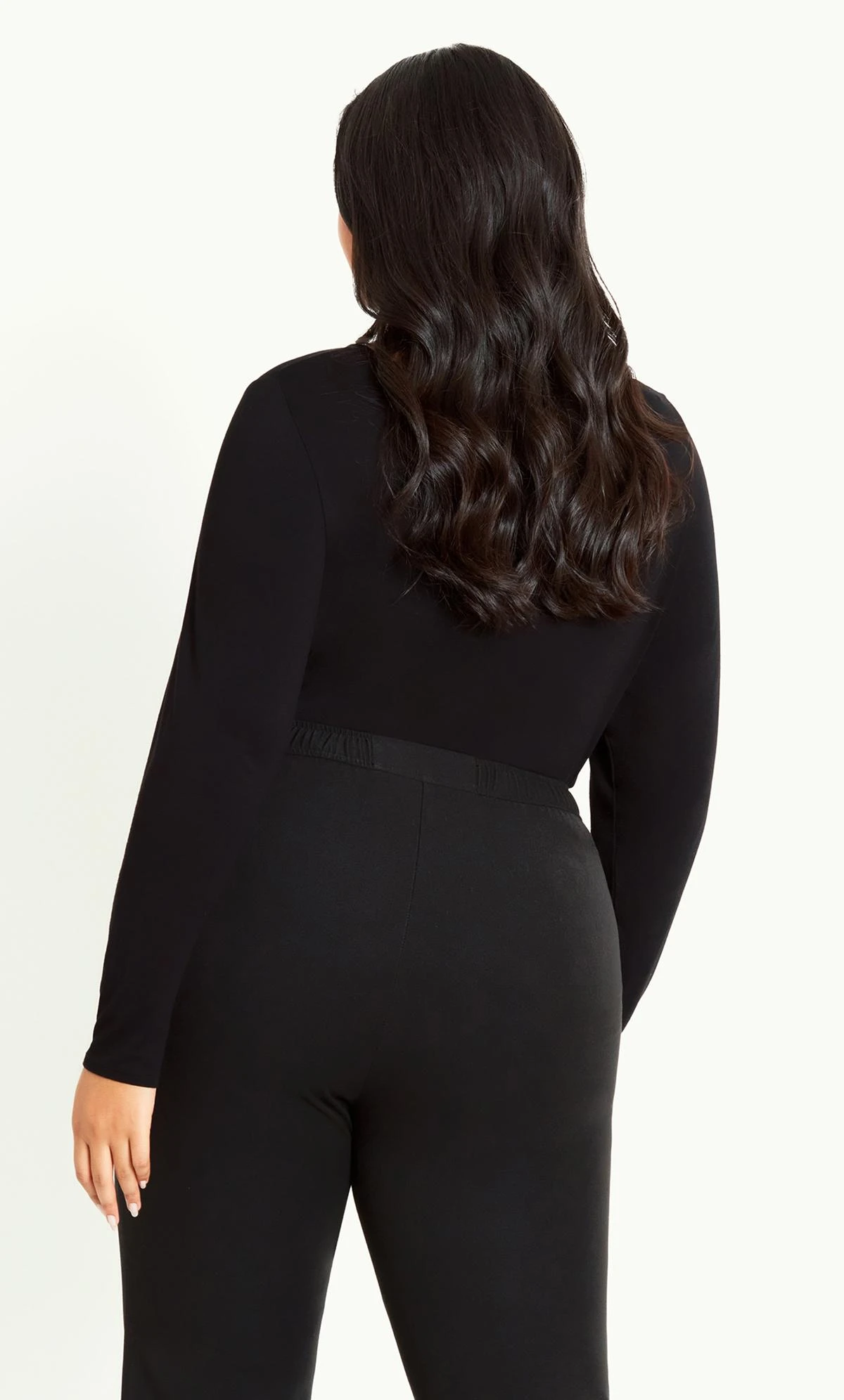 Evans Black Curve Fit Picasso Bootcut Trouser Black - Image 4