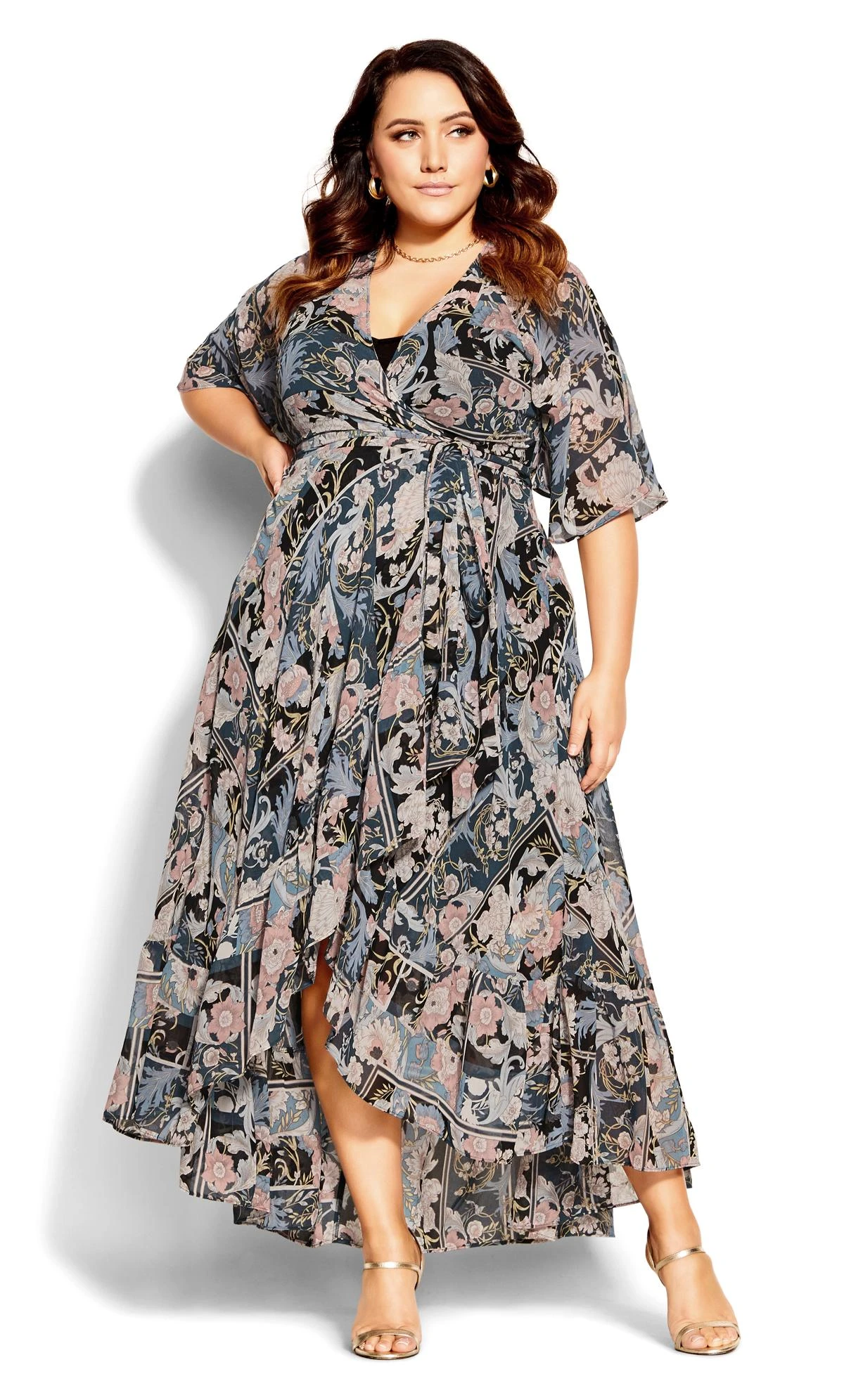 City Chic Black Nouveau Maxi Dress - Image 2