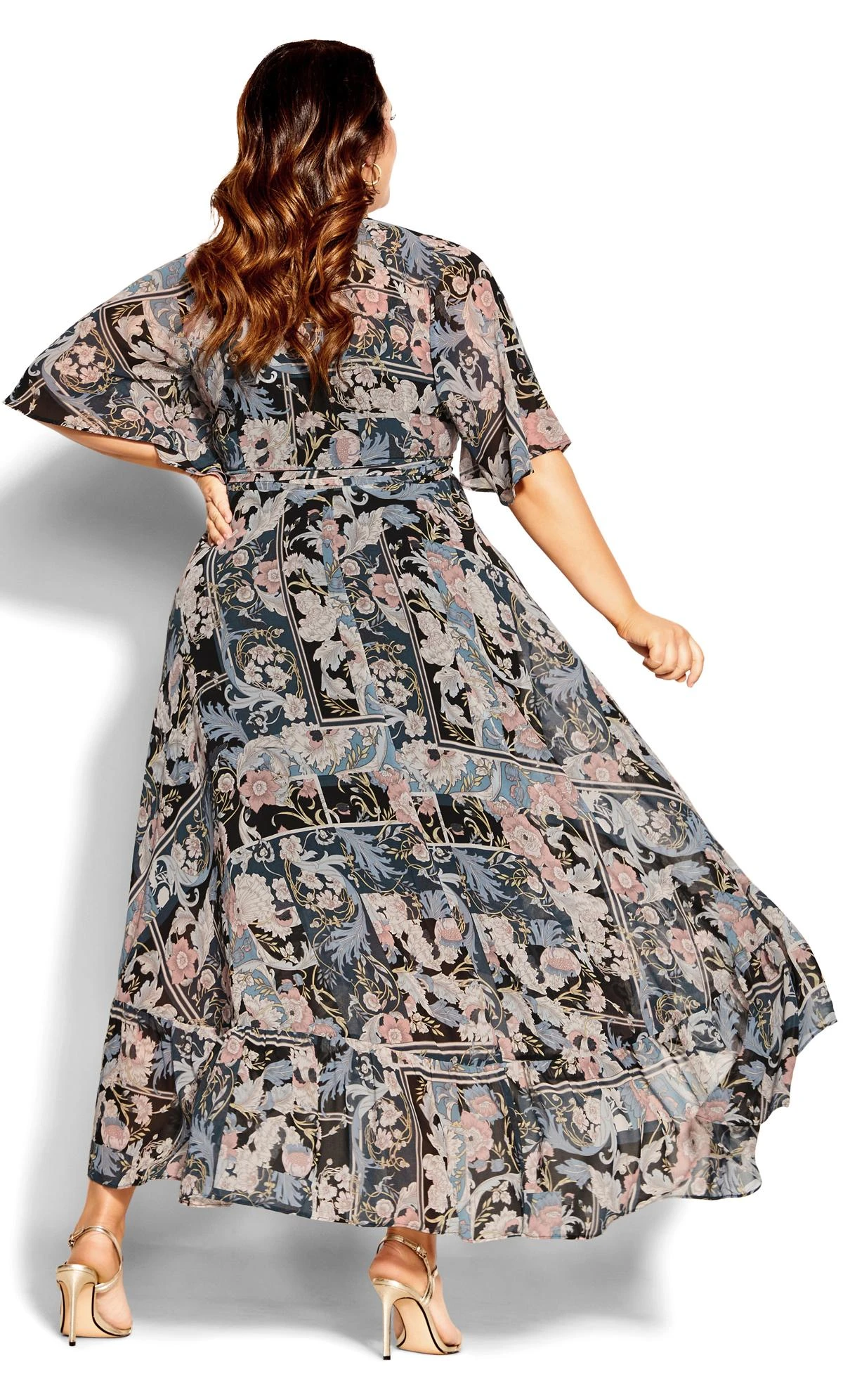 City Chic Black Nouveau Maxi Dress - Image 3