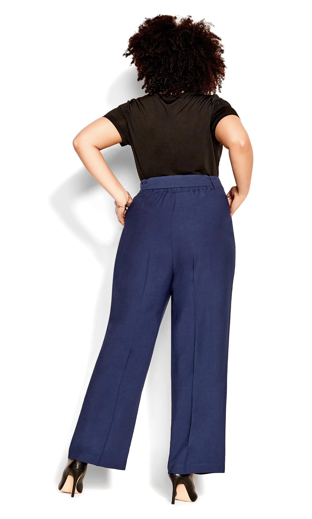 City Chic Navy Perfect Suit Pant - Image 4