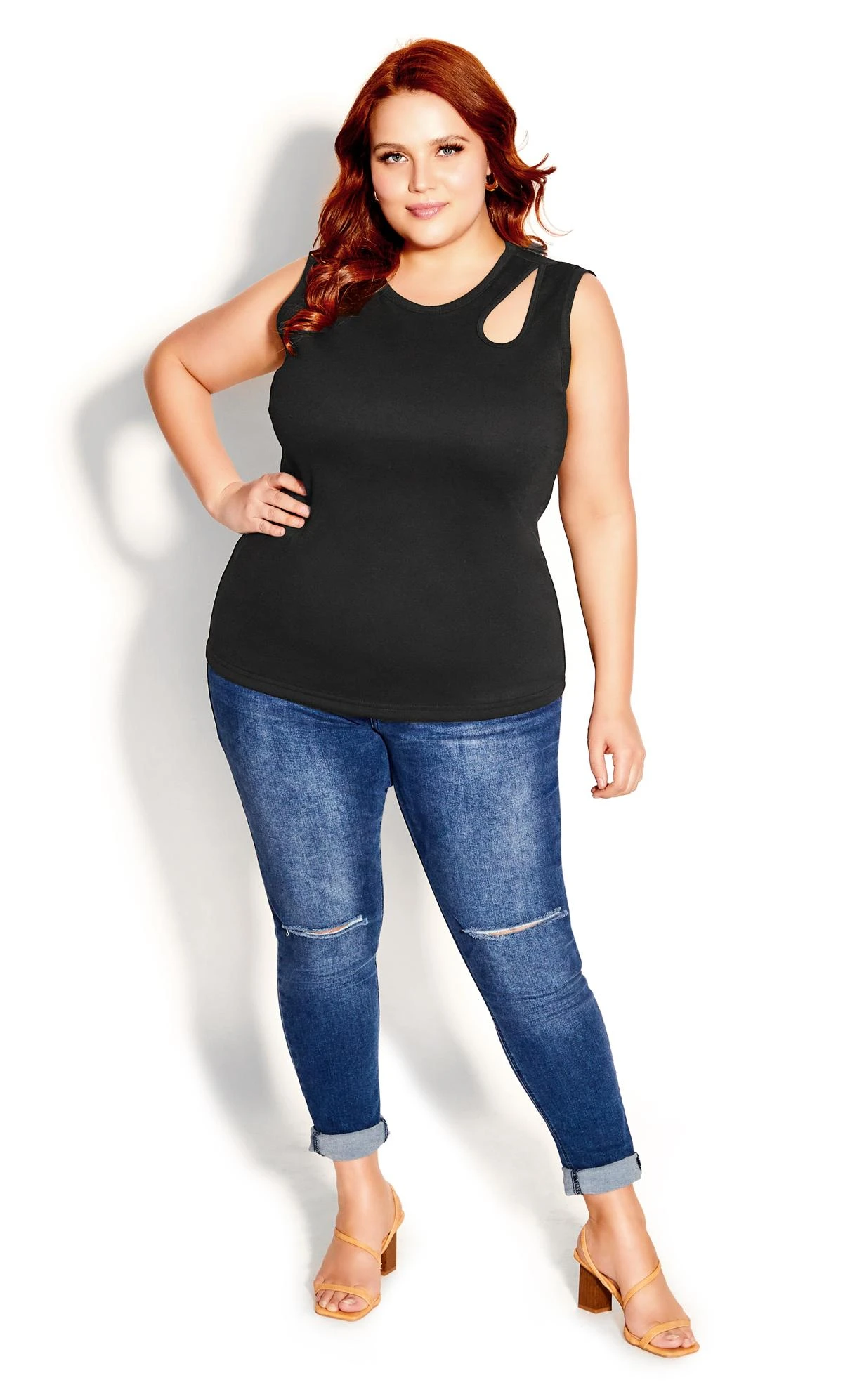 City Chic Black Perdita Top - Image 4