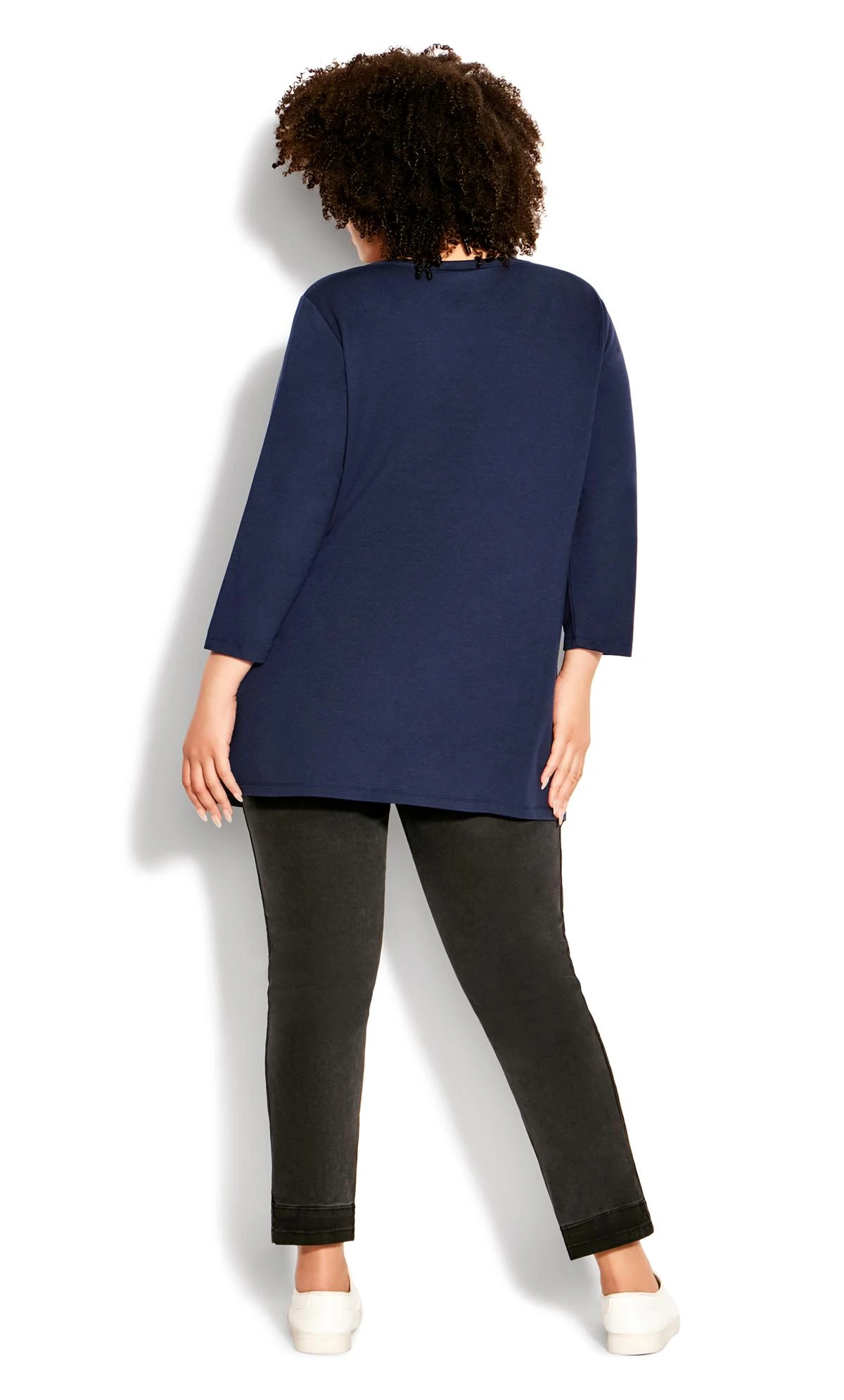 Avenue Navy Blue Pocket Top - Image 4