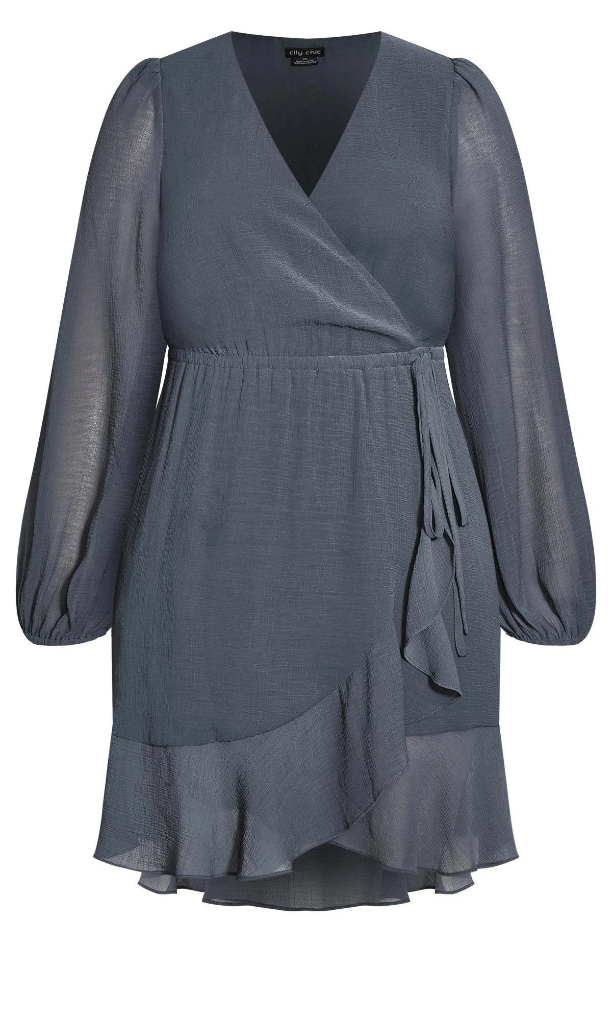City Chic Grey Wild One Dress - Image 4