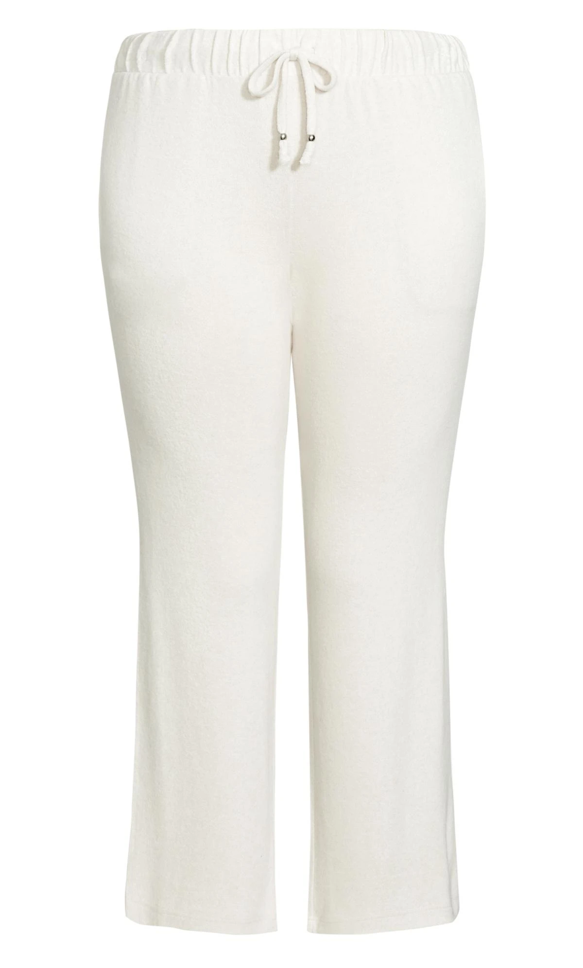 Evans Neutral Soft Touch Wide Leg Trouser - Image 3