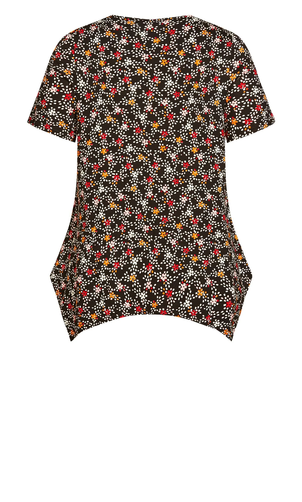 Evans Black Spot Pintuck Top - Image 6