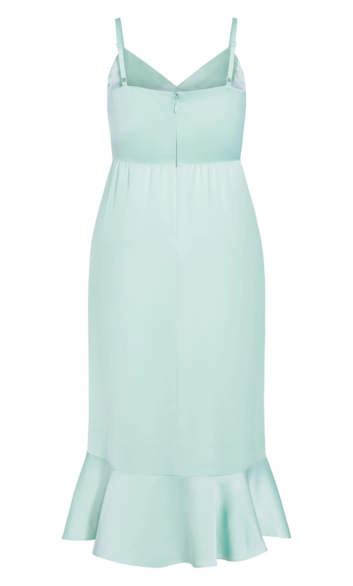 City Chic Green Bella Ruffle Maxi Dress - Image 4