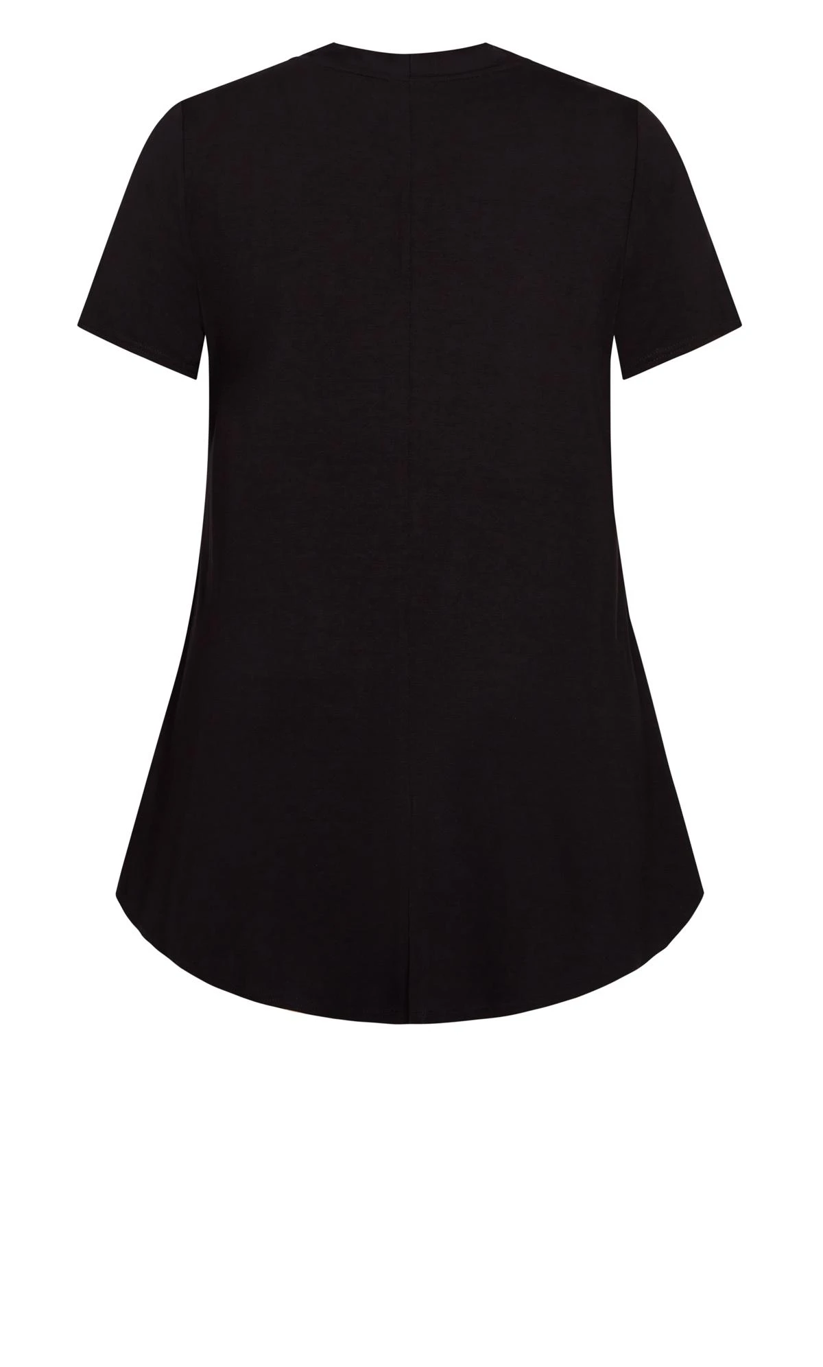 Avenue Black Pleat Front Swing Top - Image 6