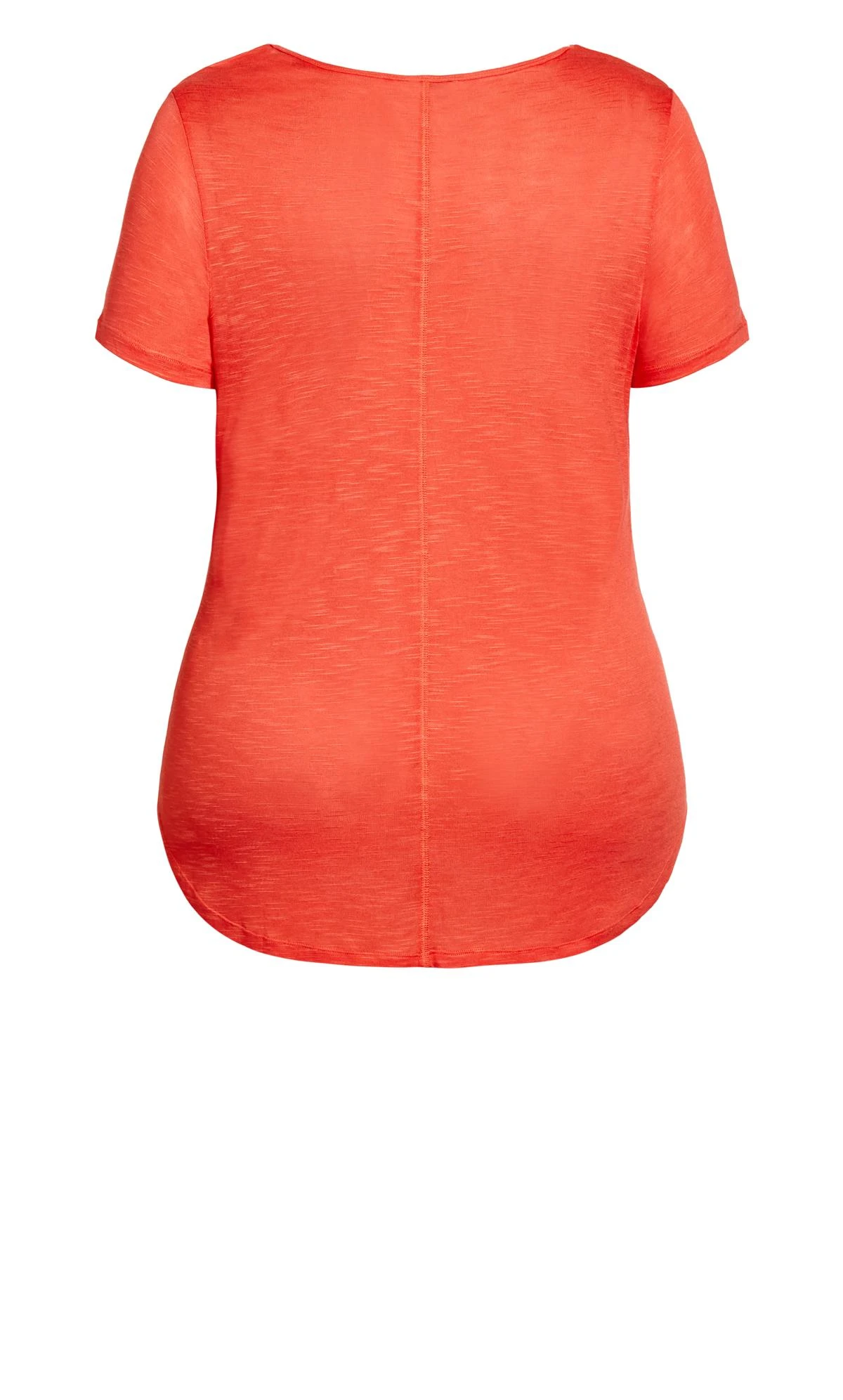 Evans Orange Slub Tee - Image 5