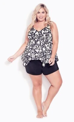 Avenue Black Swim Shorts