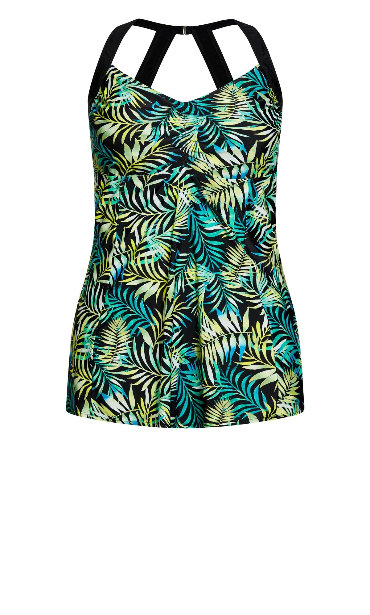 Evans Green Halter Back Swim Dress - Image 3