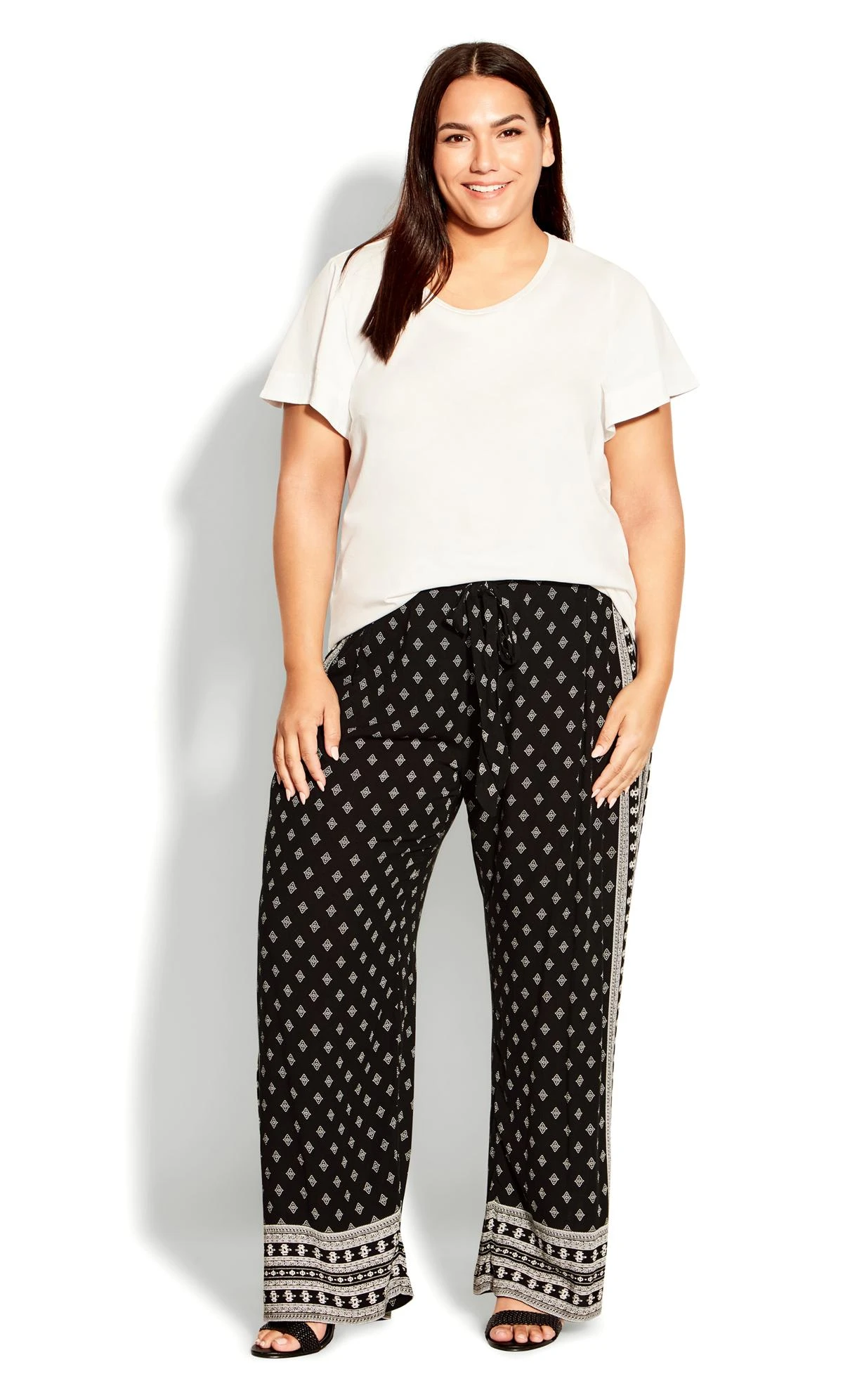 Avenue Black Escape Border Pant