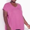 Avenue Purple Tenille Top