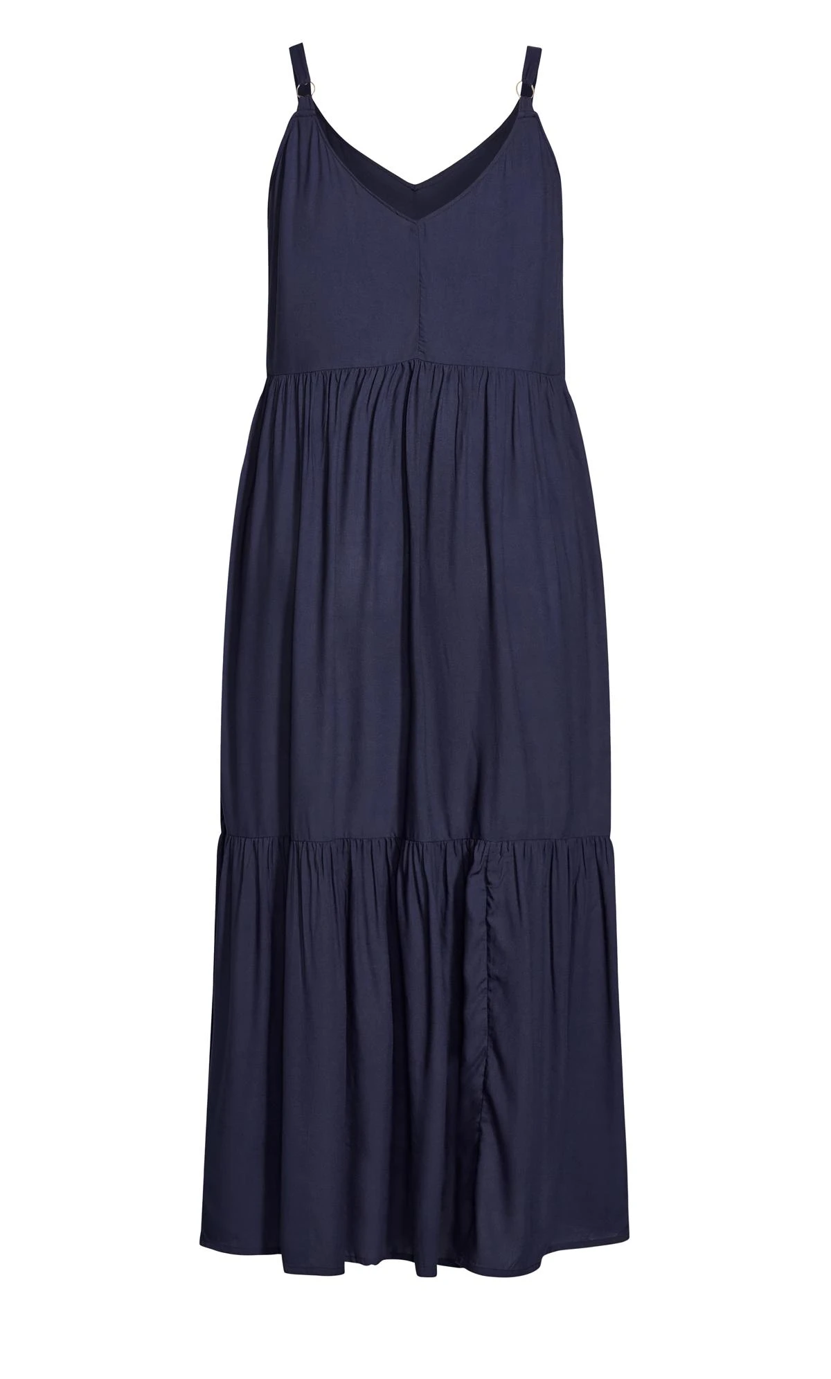 Avenue Navy Blue Tiered Smock Dress - Image 4