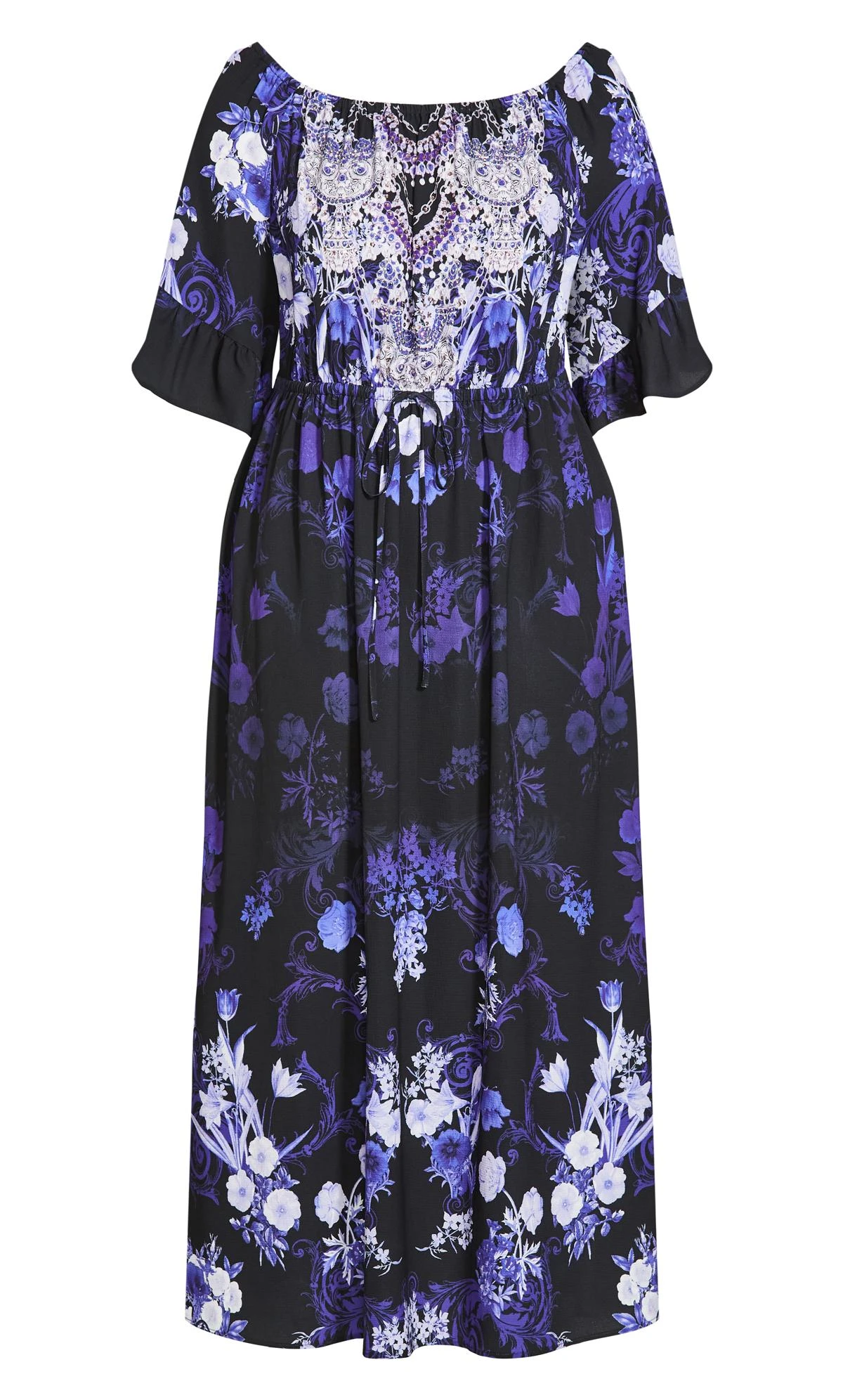 Avenue Black Getaway Beaded Maxi Dress - Image 5