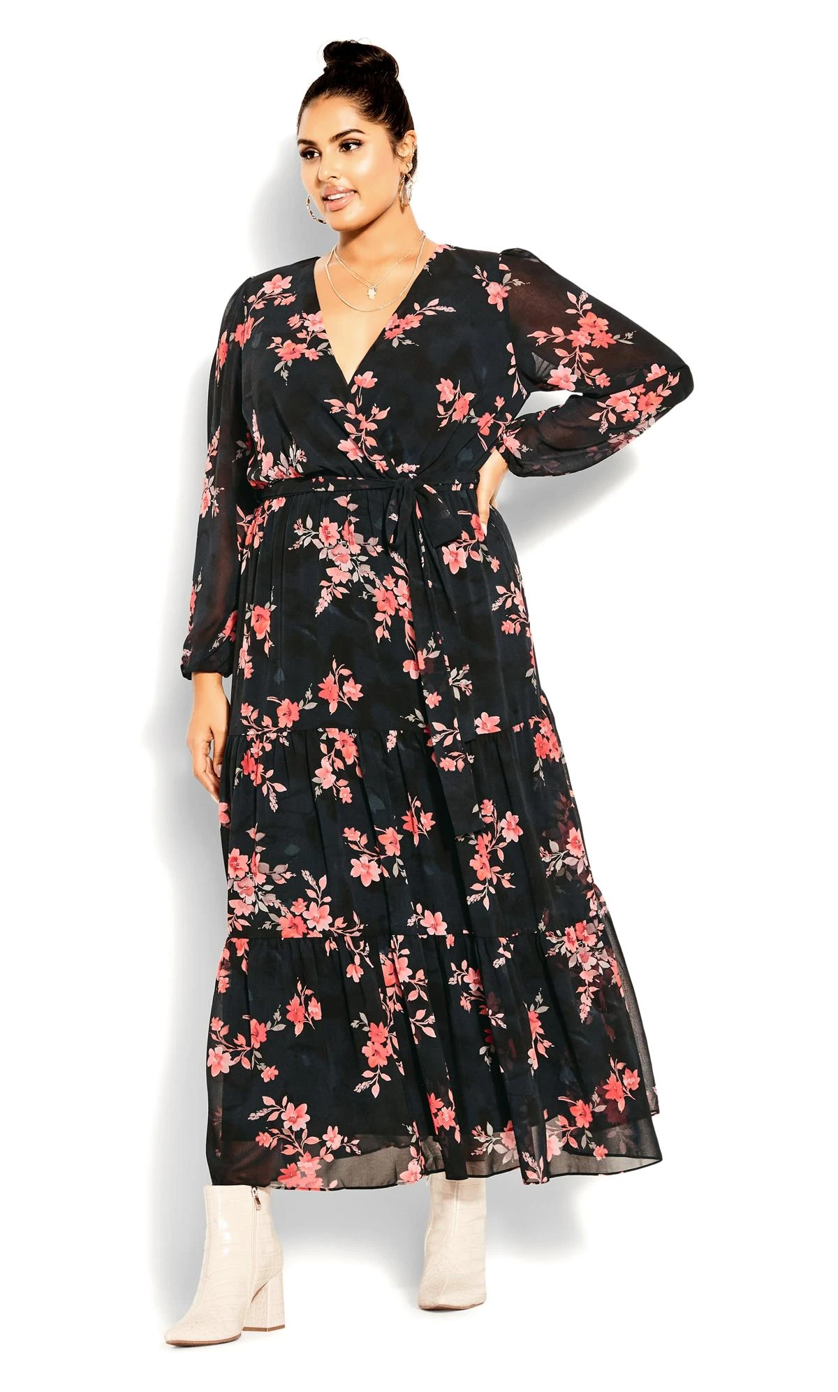 City Chic Black Alicia Maxi - Image 2