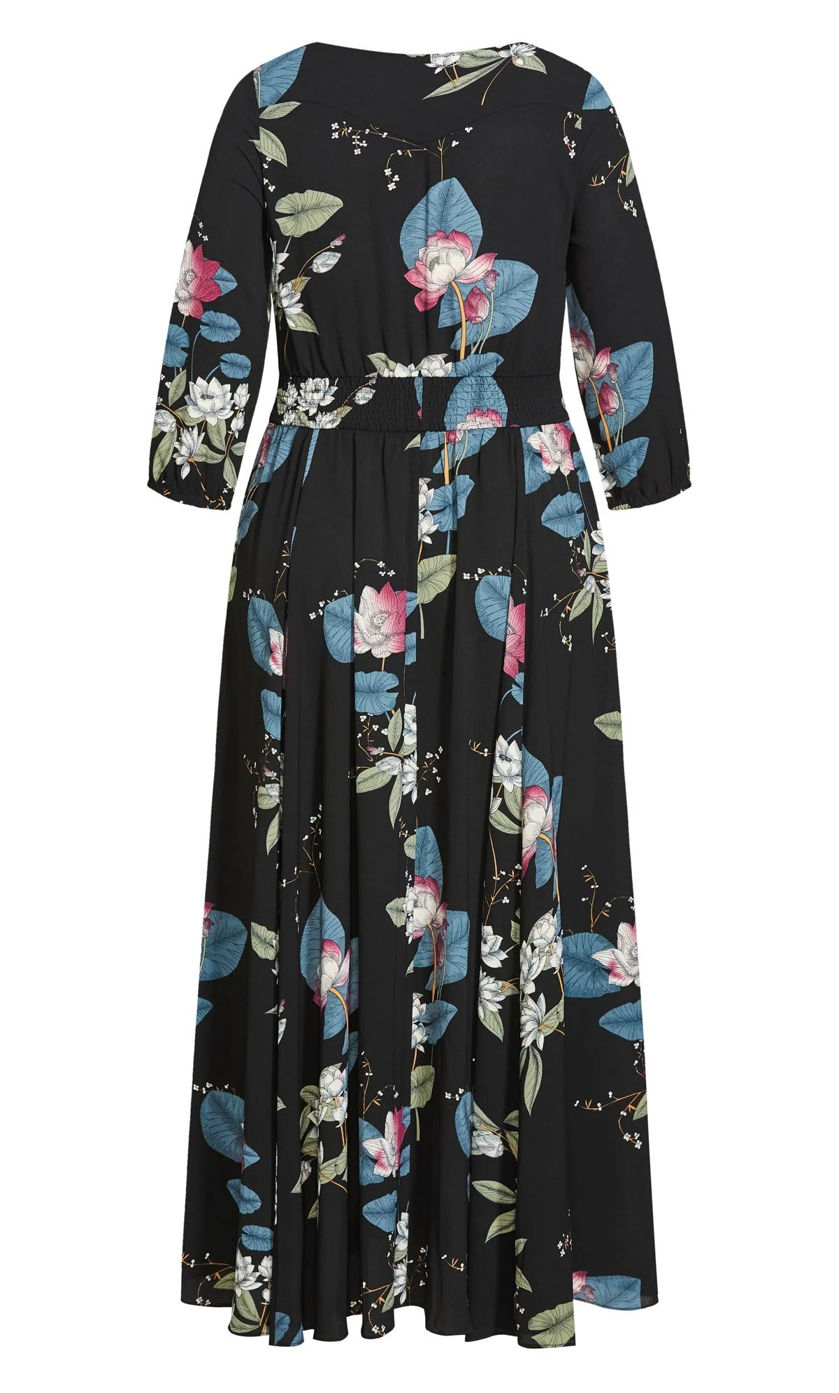 City Chic Black Blossom Maxi Dress - Image 5