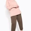 City Chic Zim & Zoe Pink Double Pocket Top