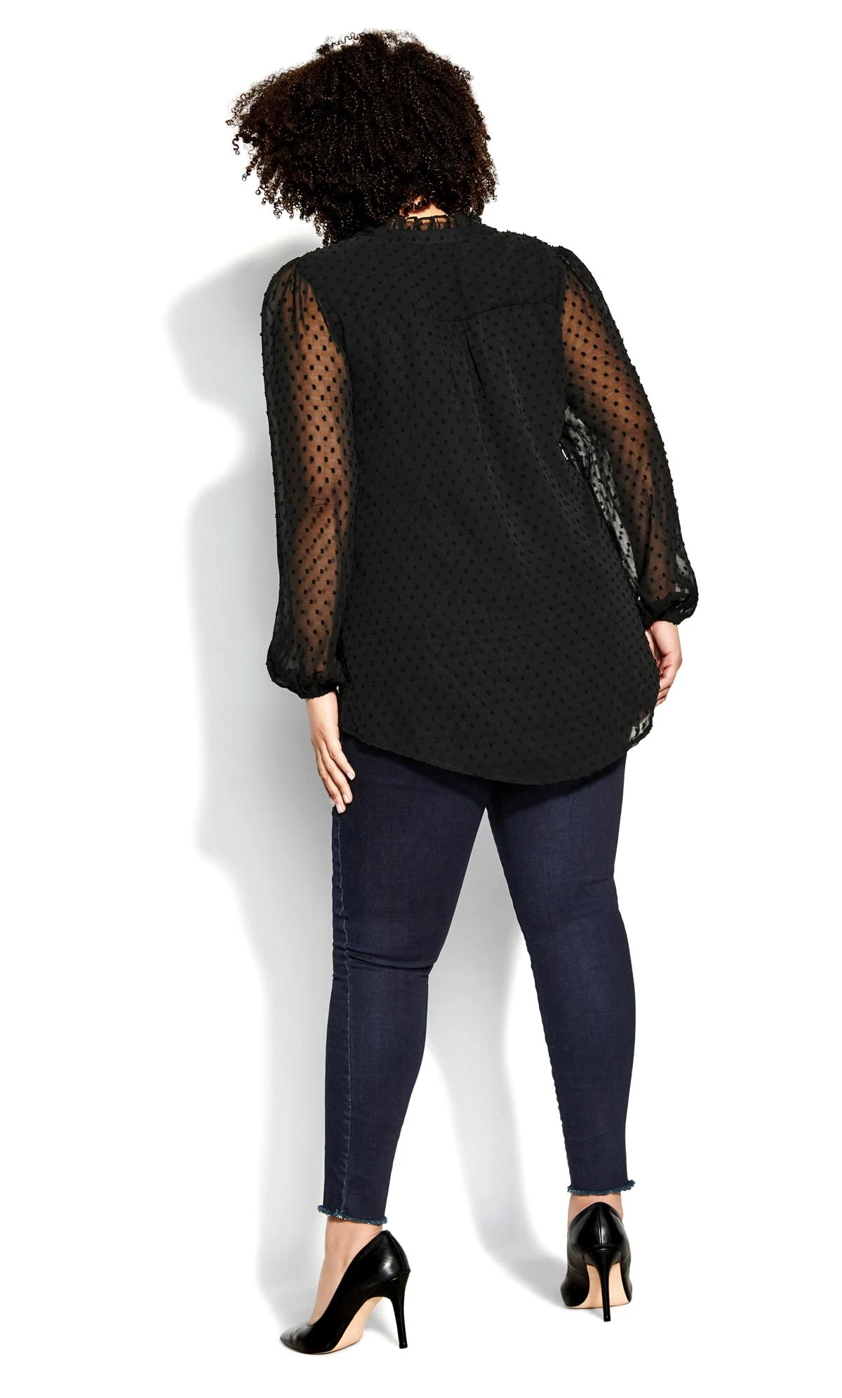City Chic Black Tayla Top - Image 4