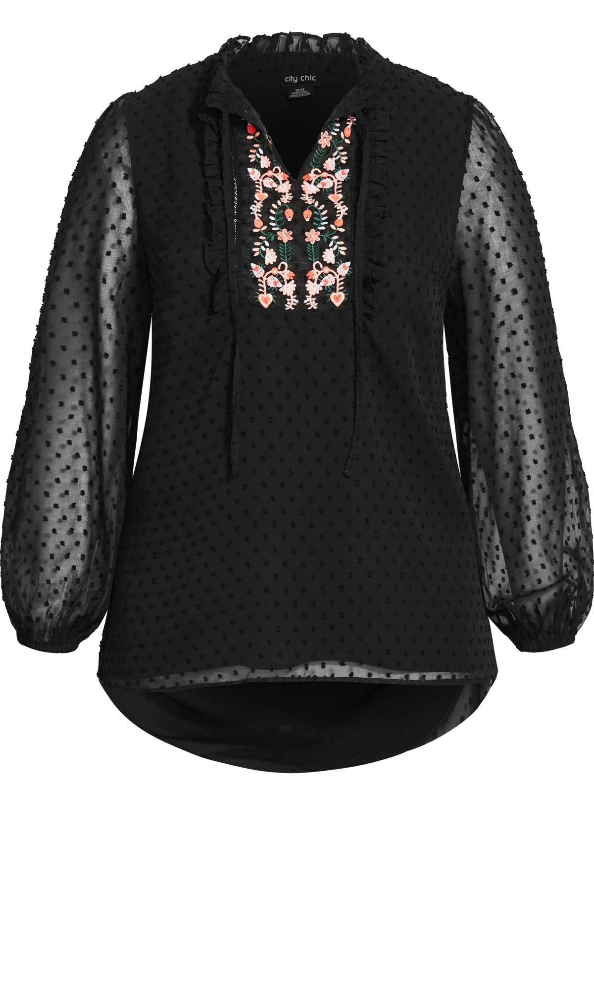 City Chic Black Tayla Top - Image 5