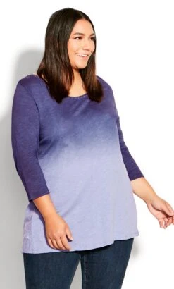 AvenuePurple Tie Dye T-Shirt