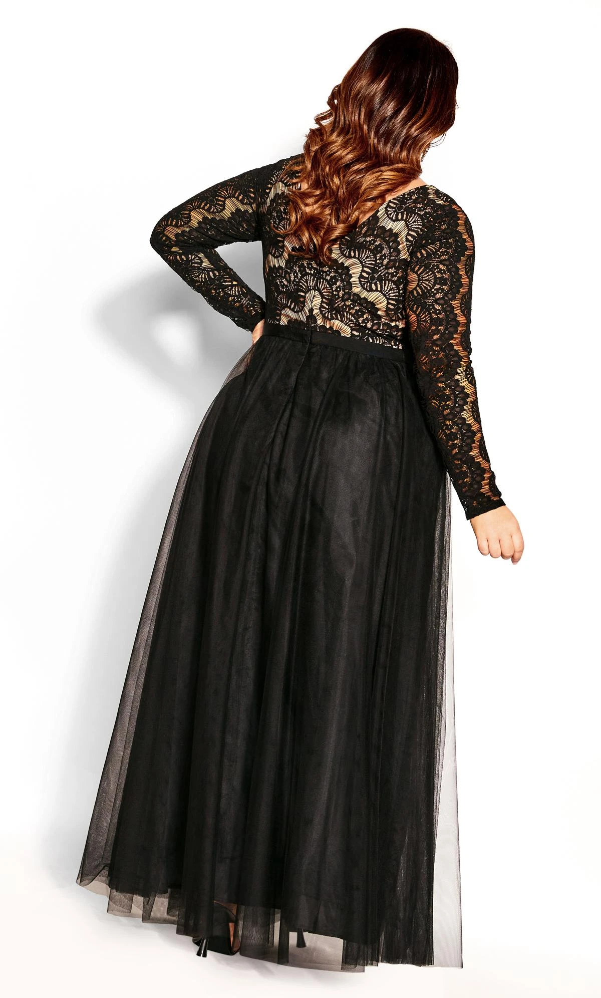 City Chic Black Rare Beauty Maxi Dress - Image 3