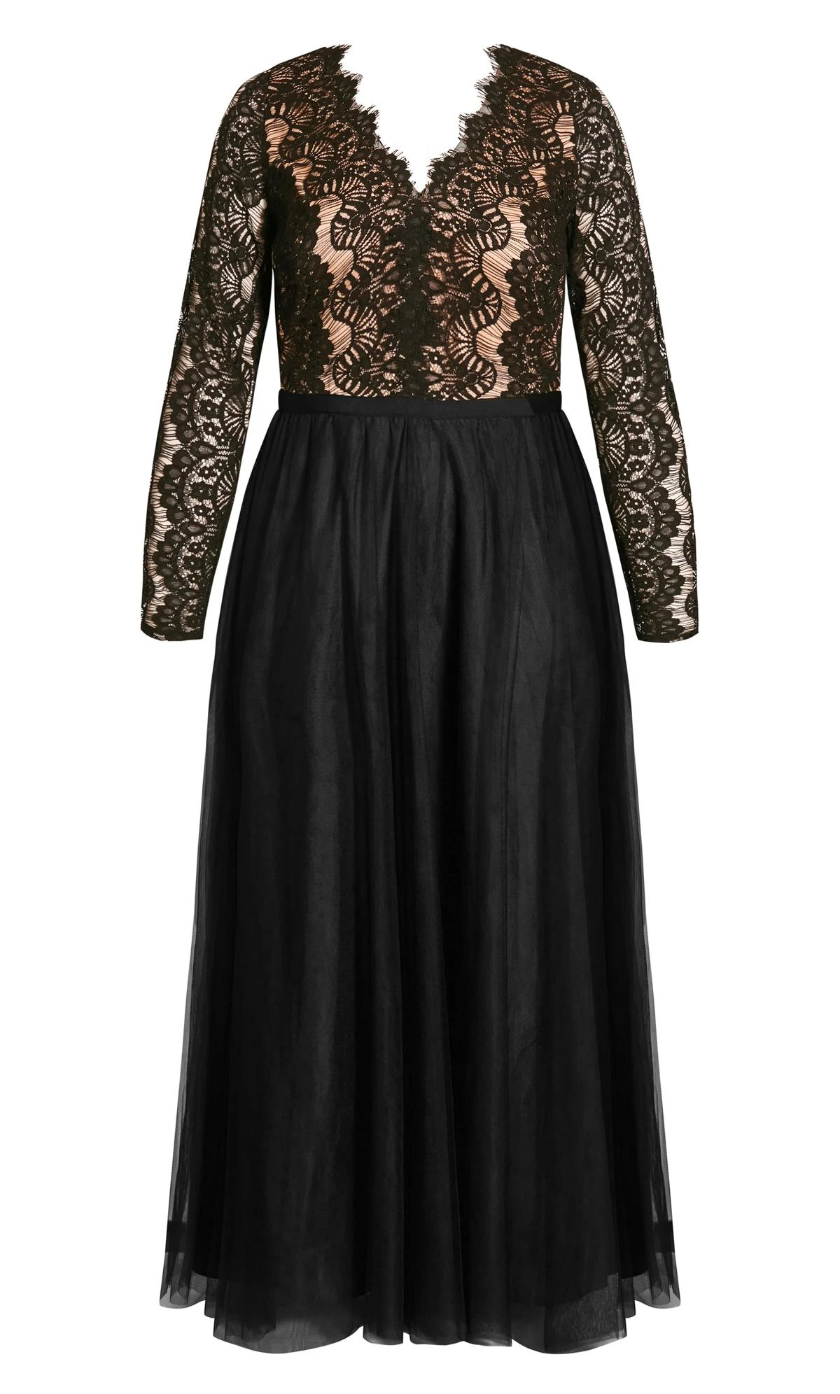 City Chic Black Rare Beauty Maxi Dress - Image 4
