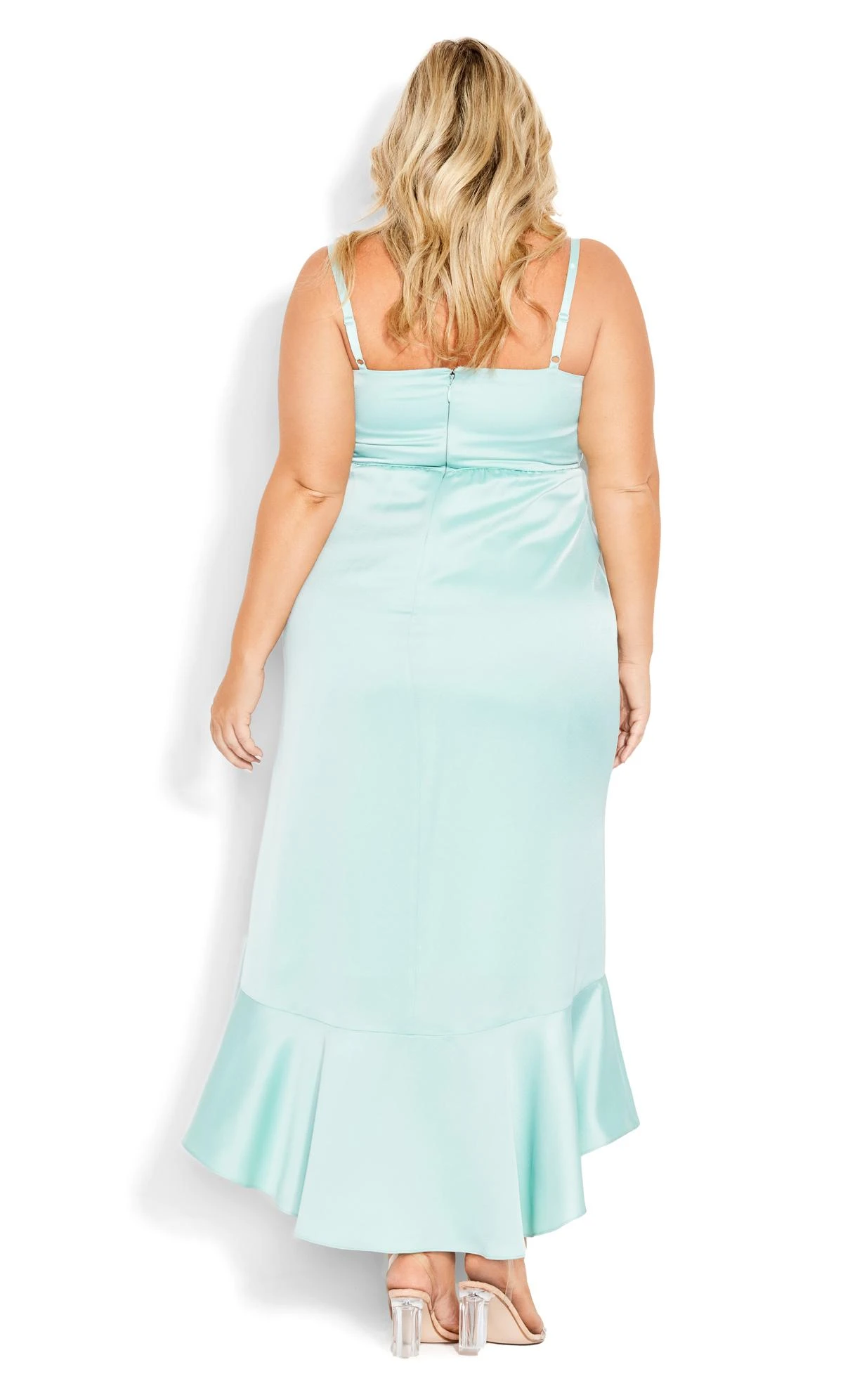 City Chic Green Bella Ruffle Maxi Dress - Image 2