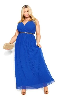 City Chic Blue Eleanor Maxi Dress