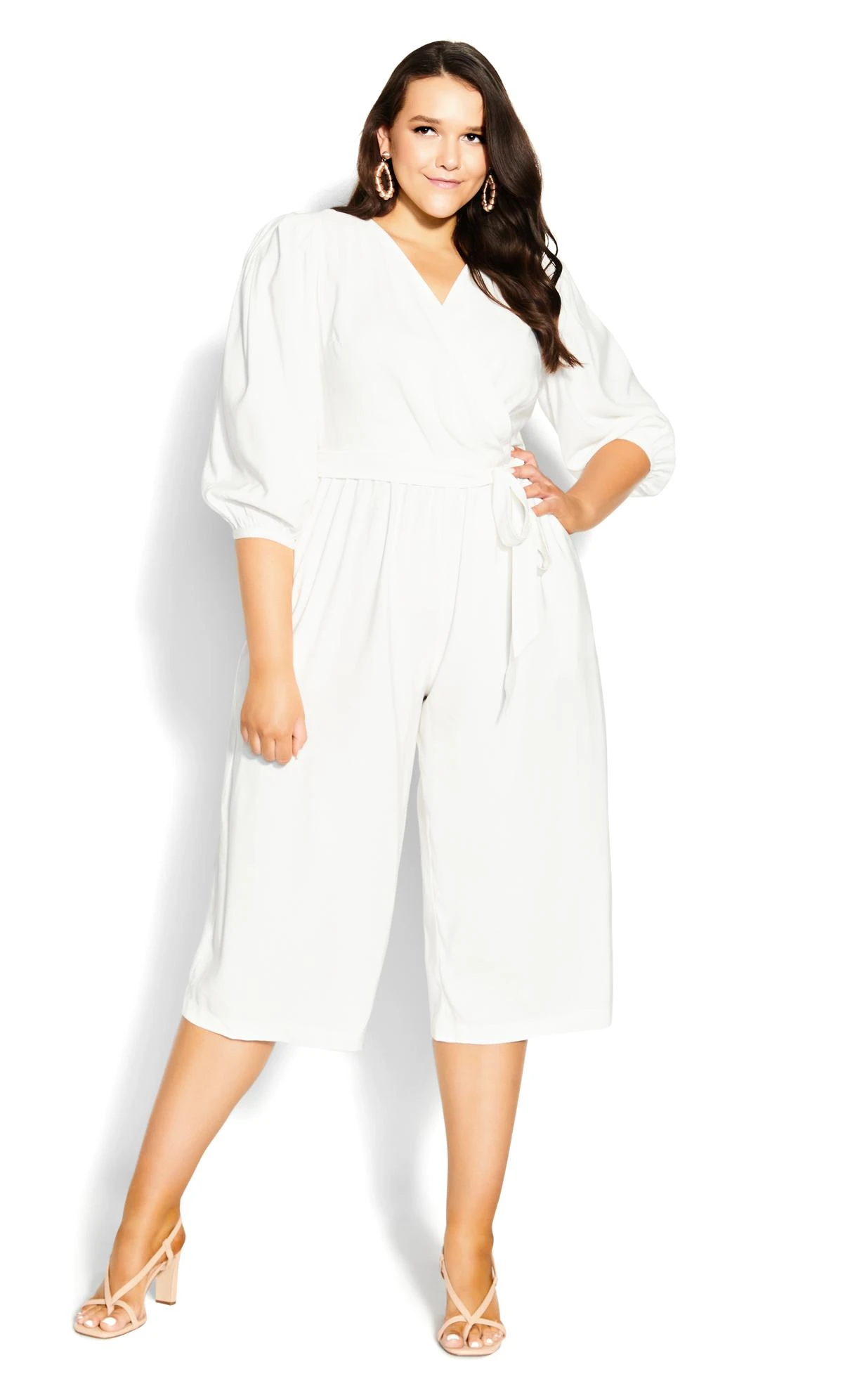 City Chic Ivory Aubrey Jumpsuit - Image 4