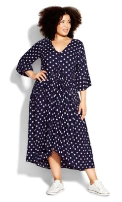 Avenue Loralette Navy Valencia Dress