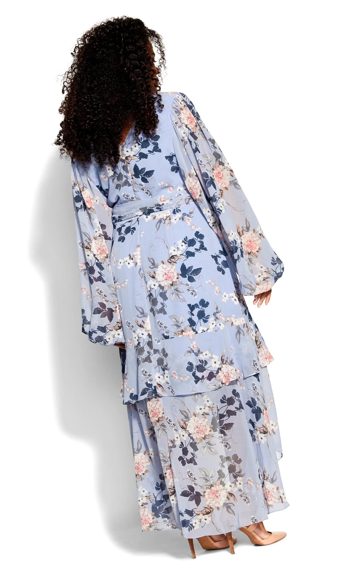 City Chic Blue Elodie Maxi Dress - Image 4