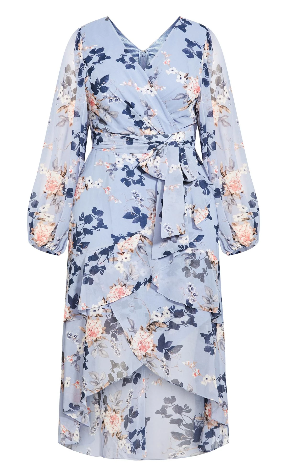 City Chic Blue Elodie Maxi Dress - Image 5