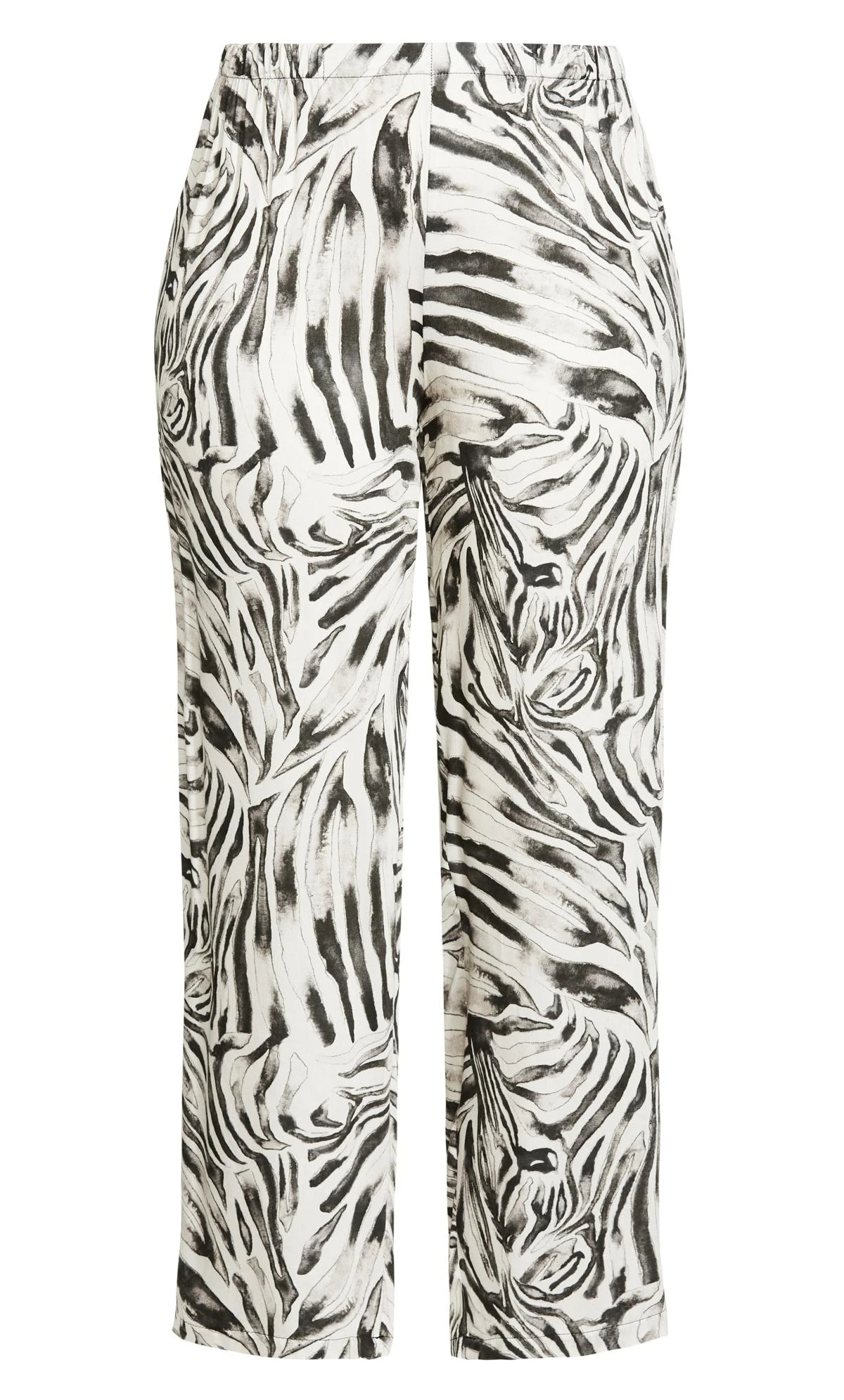 City Chic Isolde Roth Black Zebra Print Pant - Image 5